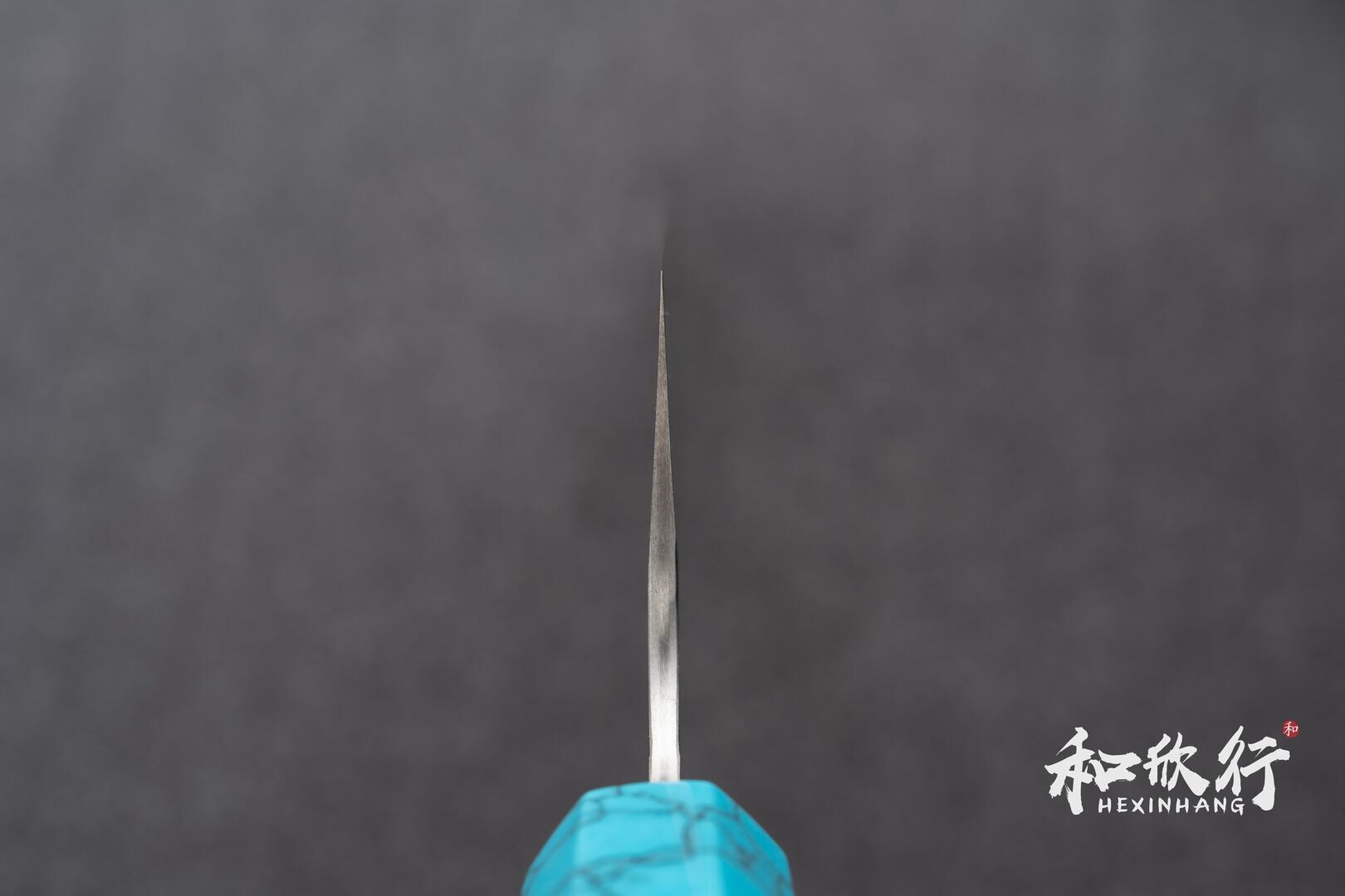 二唐刃物鍛造所Nigara Hamono SG-2 粉末鋼槌目切付牛刀240mm